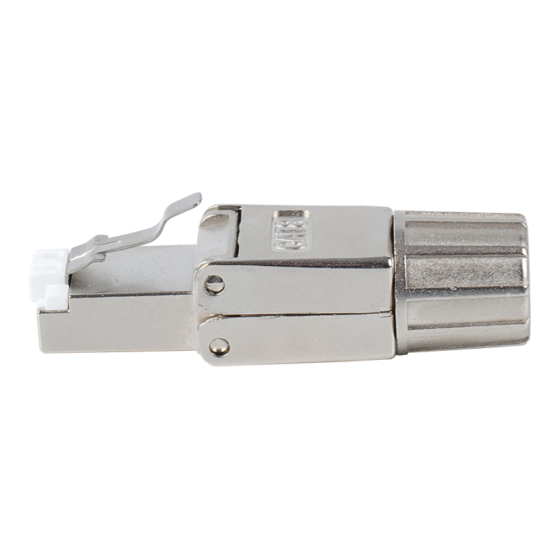 Cat8 Shielded Metal BuckleToolless RJ45 Connector RJ-G40S-2-C8 Cat8 Shielded Metal BuckleToolless RJ45 Connector RJ-G40S-2-C8