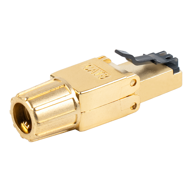 Cat8 Shielded Metal BuckleToolless RJ45 Connector RJ-G40S-2-C8 Cat8 Shielded Metal BuckleToolless RJ45 Connector RJ-G40S-2-C8