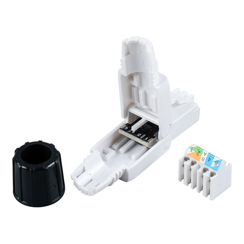 Cat6A Unshielded Toolless RJ45 Connector(may turnilyo) RJ-G40U-C6A Cat6A Unshielded Toolless RJ45 Connector(may turnilyo) RJ-G40U-C6A