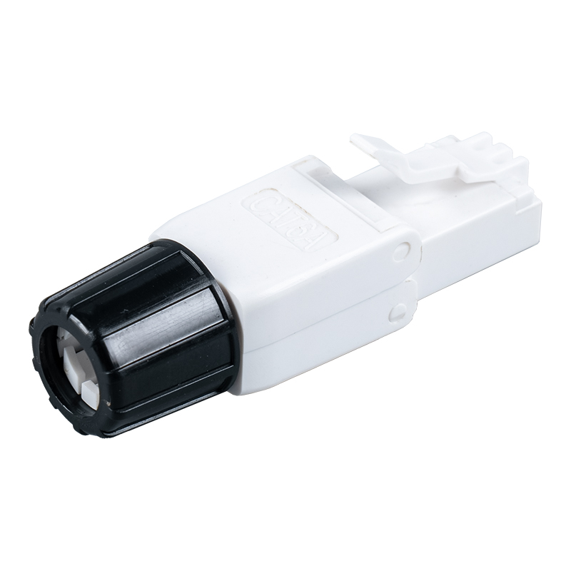 Cat6A Unshielded Toolless RJ45 Connector（may turnilyo） RJ-G40U-C6A