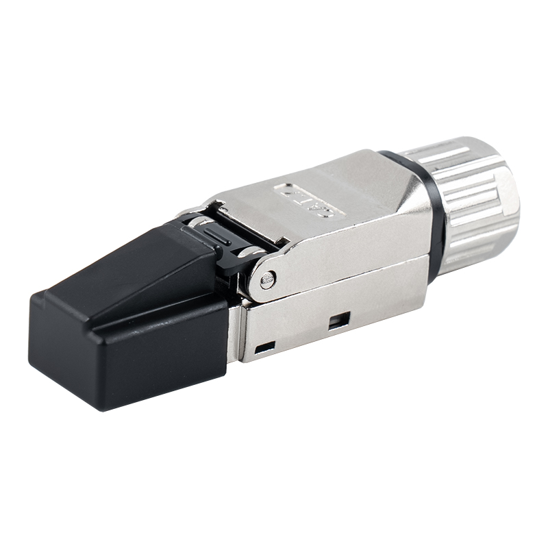 Cat6A Shielded Toolless RJ45 Connector (may plastic cover)RJ-G70S-C6A Cat6A Shielded Toolless RJ45 Connector (may plastic cover)RJ-G70S-C6A