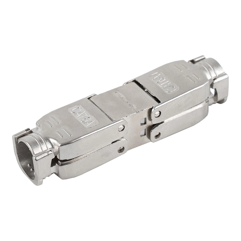 Cat6A Shielded Push-down Type Toolless Connector RJ-603S-3-C6A