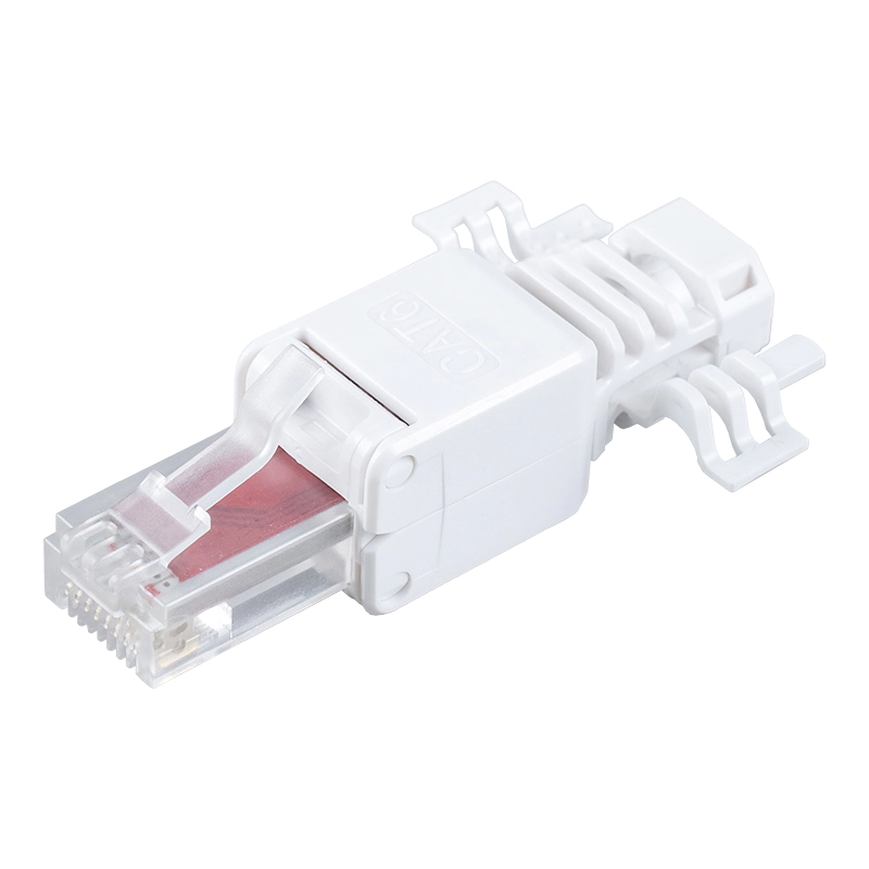 Cat6 Unshielded Toolless RJ45 Connector （may mga pakpak） RJ-688X-C6