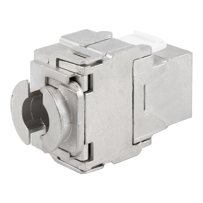 180-Degree Shielded Toolless Keystone Jack (na may lock) SM-2335BSH8C6A 180-Degree Shielded Toolless Keystone Jack (na may lock) SM-2335BSH8C6A