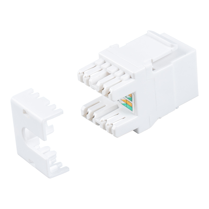 Cat6 Unshielded 180° Modular Jack (may shutter) SM-2064CD8C6 Cat6 Unshielded 180° Modular Jack (may shutter) SM-2064CD8C6