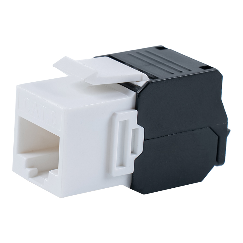 Cat6 Unshielded 180° Toolless Modular Jack (uri ng flip-open) SM-2336H8C6
