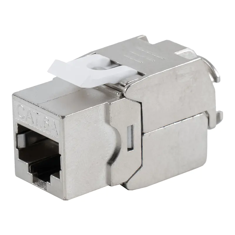 C6A Shielded 180° Tolless Keystone Jack (uri ng flip-open) SM-2336SH8C6A