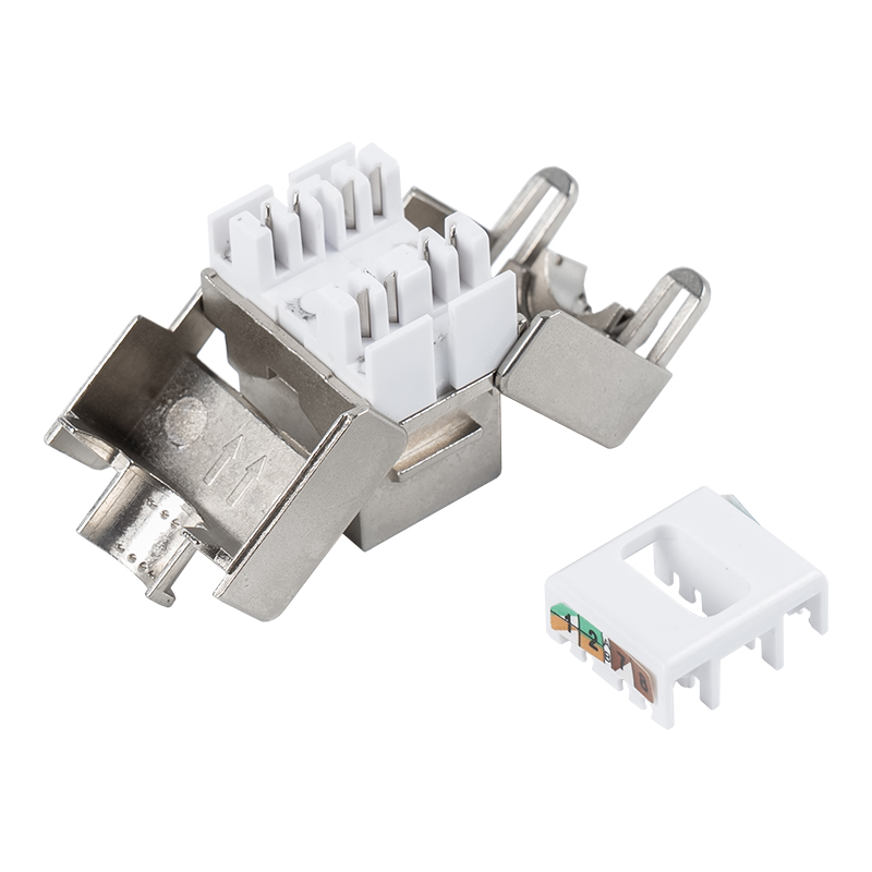 C6A Shielded 180° Tolless Keystone Jack (uri ng flip-open) SM-2336SH8C6A C6A Shielded 180° Tolless Keystone Jack (uri ng flip-open) SM-2336SH8C6A