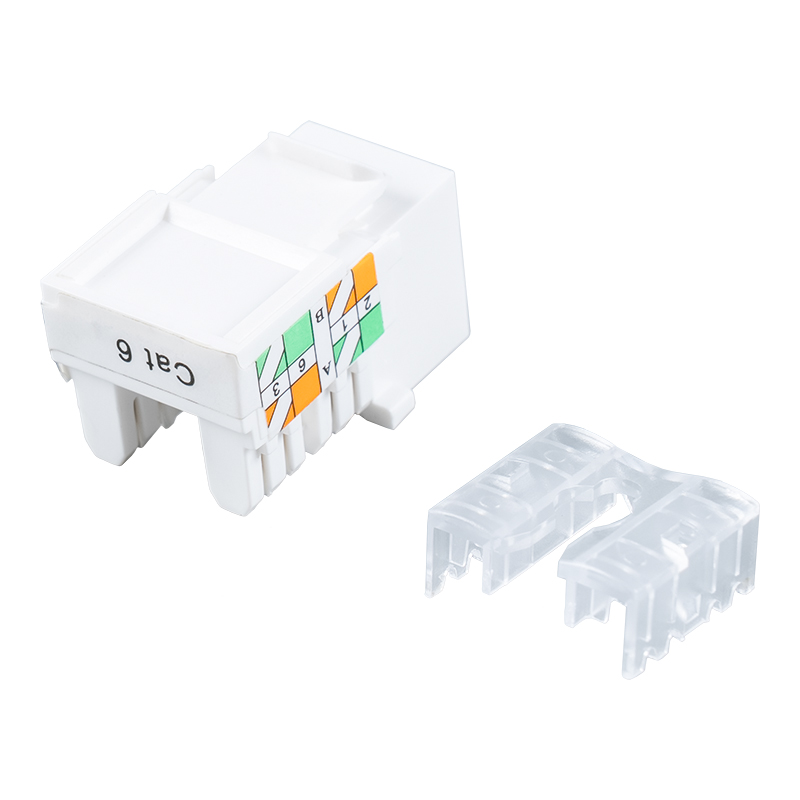Cat6 Unshielded 90° Keystone Jack SM-2337H8C6 Cat6 Unshielded 90° Keystone Jack SM-2337H8C6