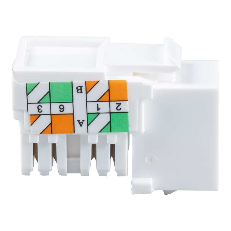 Cat6 Unshielded 90° Keystone Jack SM-2337H8C6 Cat6 Unshielded 90° Keystone Jack SM-2337H8C6