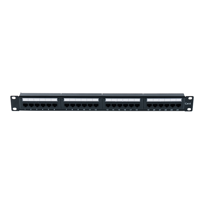 Kategorya 6 19-inch 1U Unshielded 24-Port Patch Panel (Dual-purpose IDC; may plastic insert) SP-3204D24-C6 Kategorya 6 19-inch 1U Unshielded 24-Port Patch Panel (Dual-purpose IDC; may plastic insert) SP-3204D24-C6