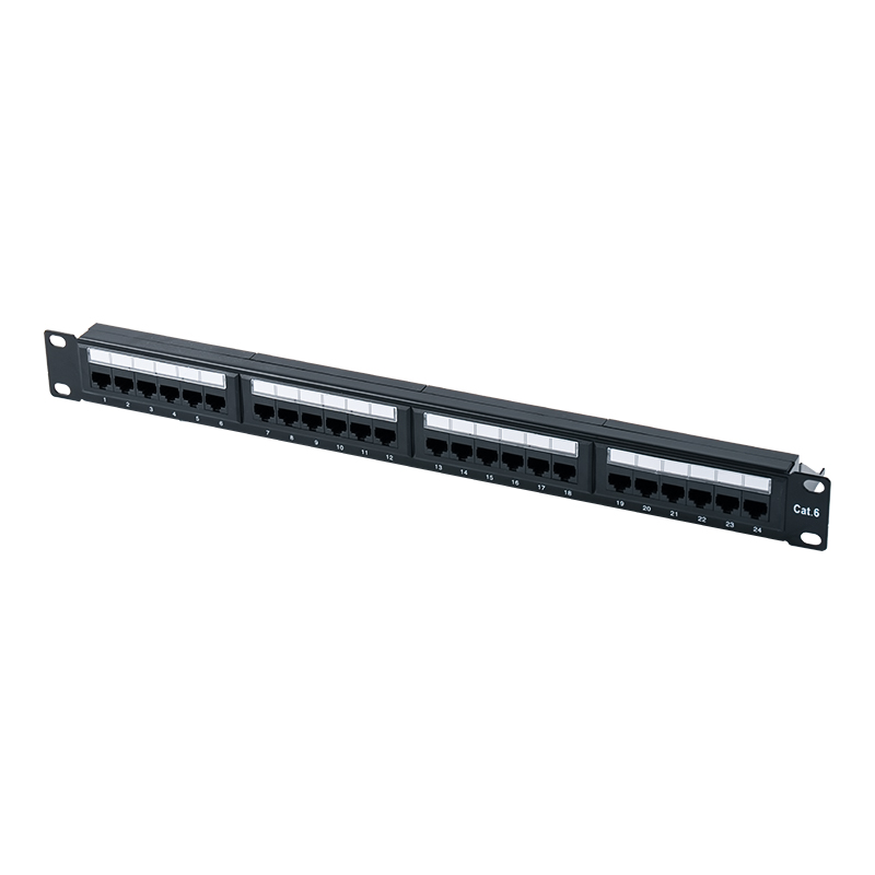 Kategorya 6 19-inch 1U Unshielded 24-Port Patch Panel (Dual-purpose IDC; may plastic insert) SP-3204D24-C6 Kategorya 6 19-inch 1U Unshielded 24-Port Patch Panel (Dual-purpose IDC; may plastic insert) SP-3204D24-C6