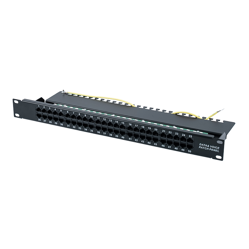 Kategorya 3 19-inch 1U 8P 8C 50-port na voice patch panel (KRONE IDC) SP-3208K50-C3