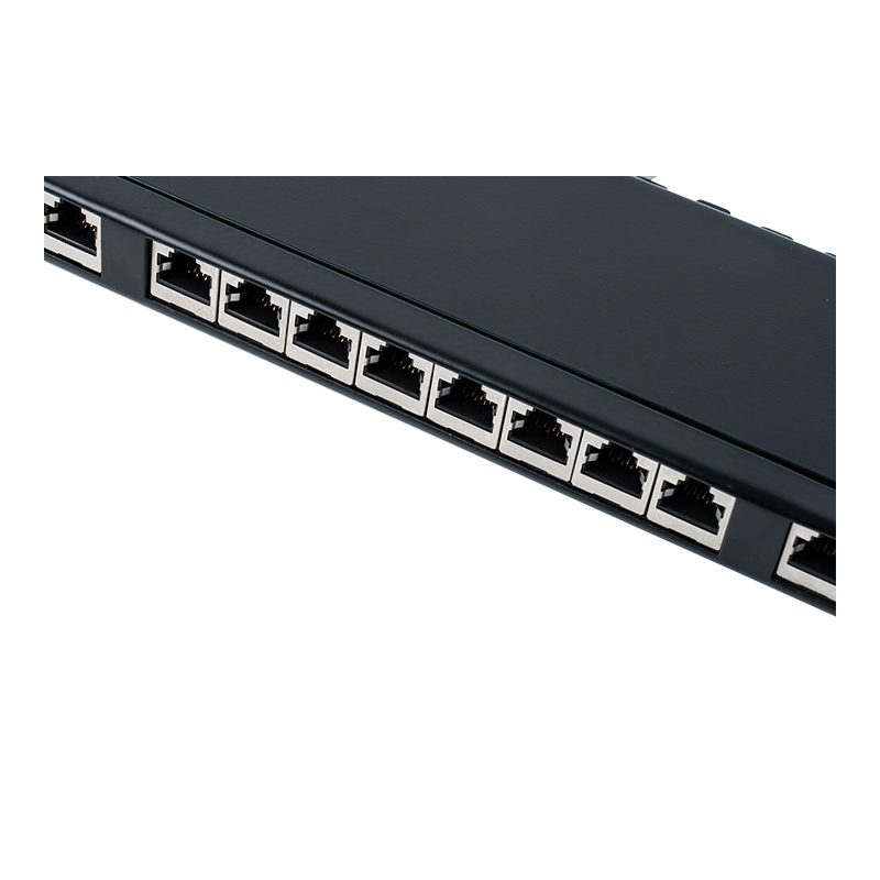 Kategorya 6 19-inch 1U shielded 24-port patch panel SP-3217SK24-C6A Kategorya 6 19-inch 1U shielded 24-port patch panel SP-3217SK24-C6A