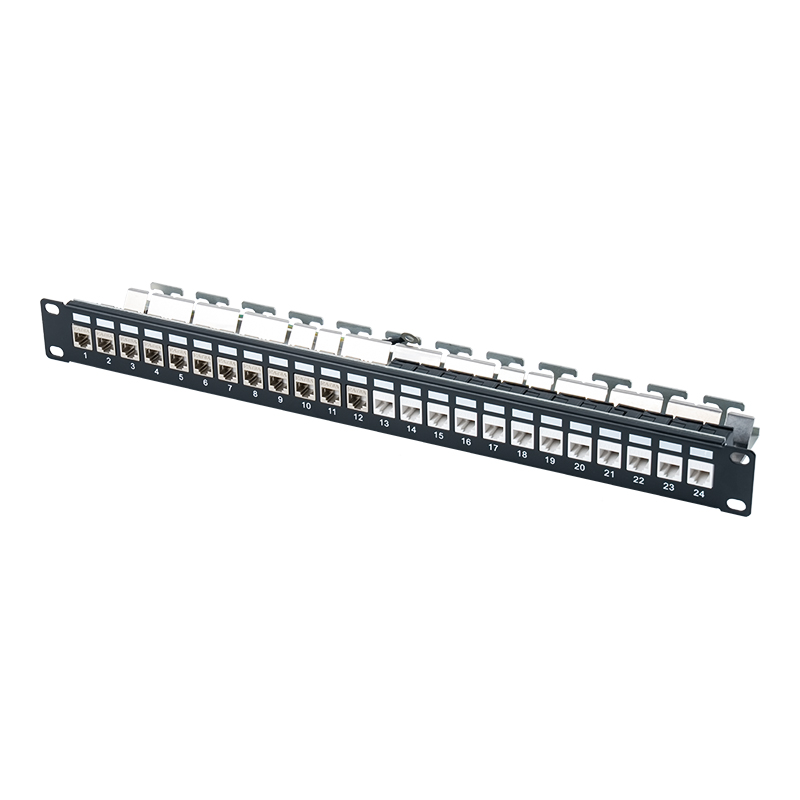 19-inch 1U 24-port shielded empty rack (may digital card) SP-3245S-24P 19-inch 1U 24-port shielded empty rack (may digital card) SP-3245S-24P
