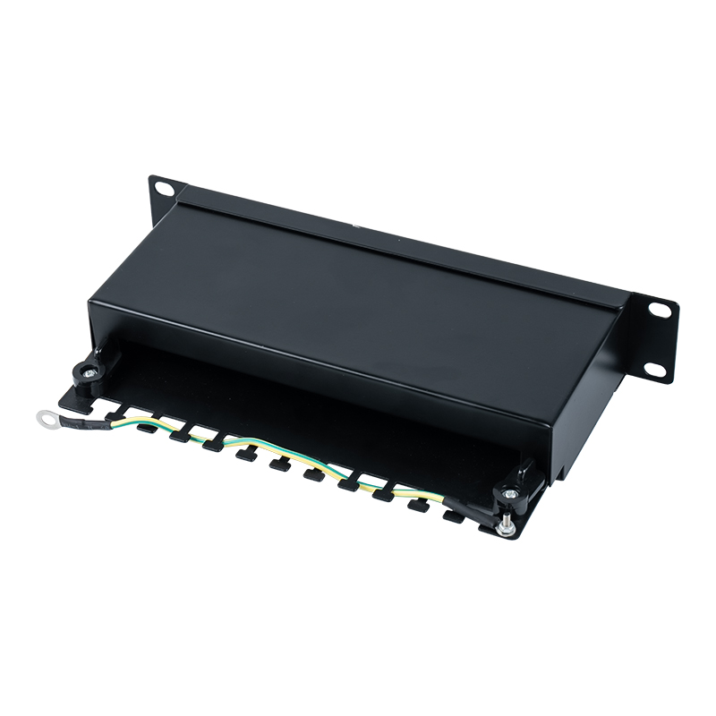 Kategorya 6 10-inch 1U shielded 12-port patch panel SP-3250SK12-C6 Kategorya 6 10-inch 1U shielded 12-port patch panel SP-3250SK12-C6