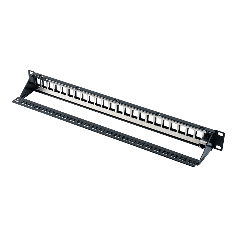 19-inch 1U 24-port shielded patch panel (na may C6 module) SP-3260-24P 19-inch 1U 24-port shielded patch panel (na may C6 module) SP-3260-24P