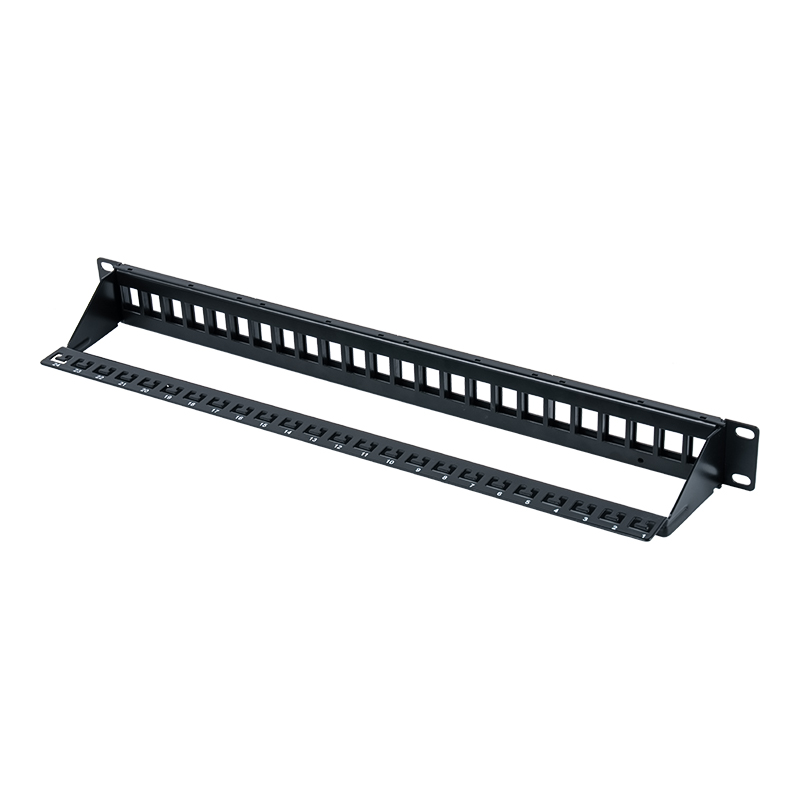 19-inch 1U 24-port shielded patch panel (na may C6 module) SP-3260-24P 19-inch 1U 24-port shielded patch panel (na may C6 module) SP-3260-24P