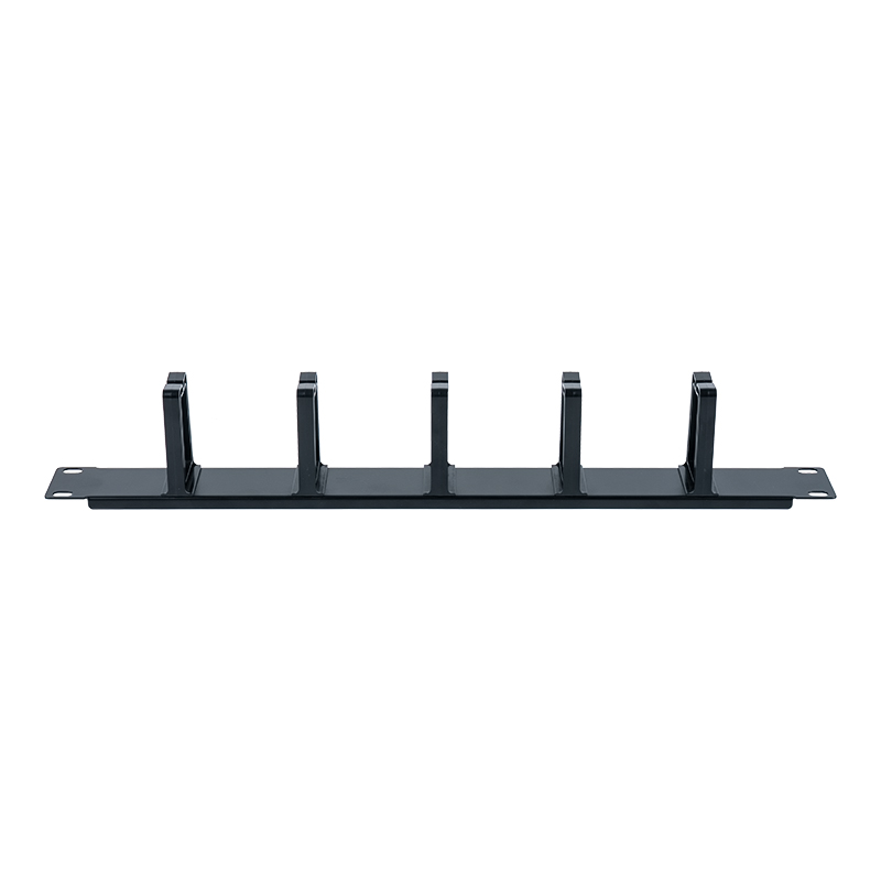 19-inch 1U cable management rack (5 plastic ring) SP-3627B-1U