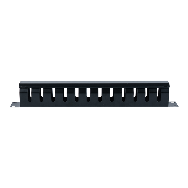 19-inch 1U Metal Cable Management Stand (12 Ports) SP-3670-1U 19-inch 1U Metal Cable Management Stand (12 Ports) SP-3670-1U