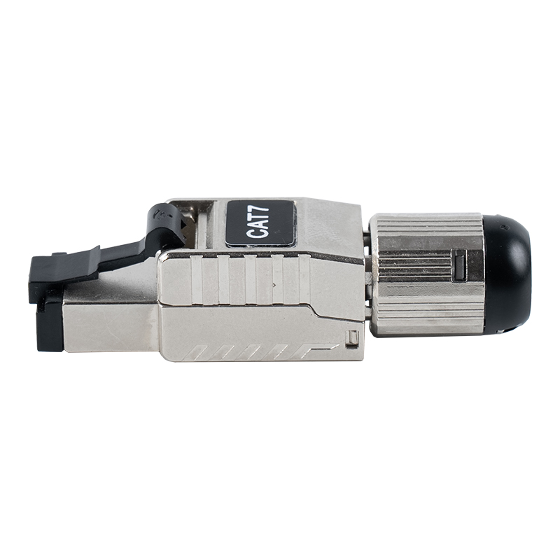Cat7 Shielded Toolless RJ45 Connector(na may Black Plastic Spring Clip) RJ-G60S-1-C7 Cat7 Shielded Toolless RJ45 Connector(na may Black Plastic Spring Clip) RJ-G60S-1-C7