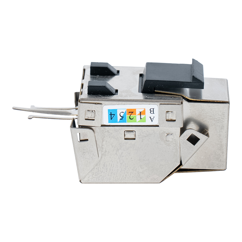 Cat6 Shielded 90° Keystone Jack (na may metal casing) SM-2013SH8C6 Cat6 Shielded 90° Keystone Jack (na may metal casing) SM-2013SH8C6
