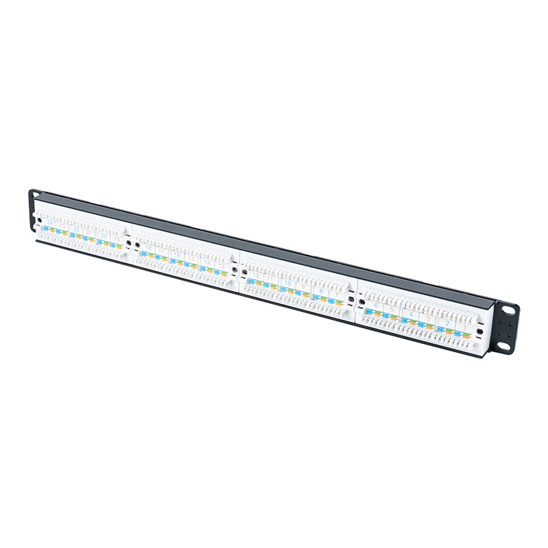 C6 19-inch 1U Unshielded 24-Port Patch Panel (Flip-top Plastic Window) SP-3411D24-C6 C6 19-inch 1U Unshielded 24-Port Patch Panel (Flip-top Plastic Window) SP-3411D24-C6