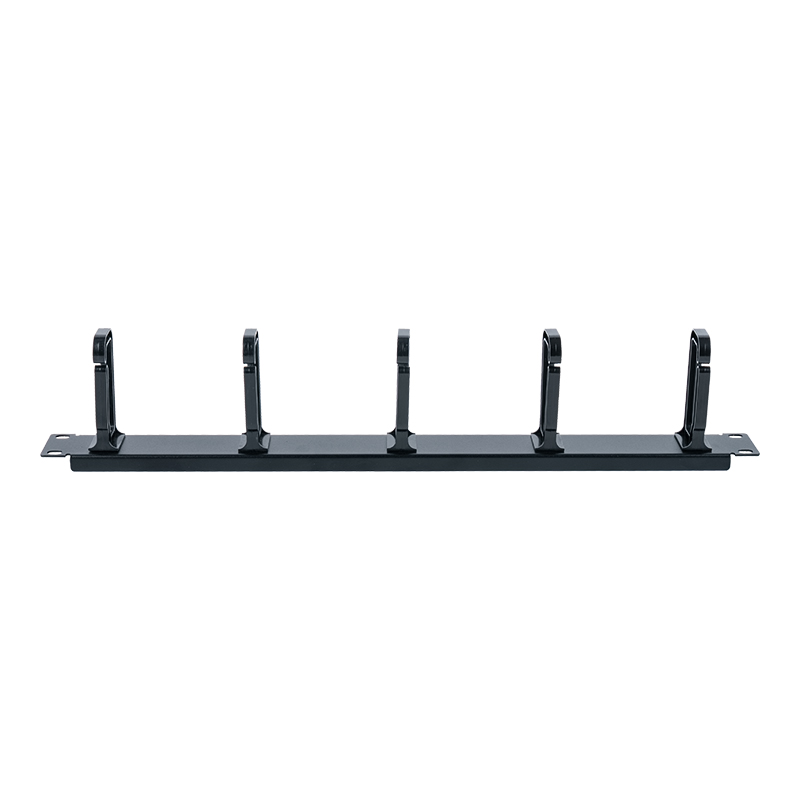 19-inch 1U Plastic Cable Management Panel (na may 5 Plastic Ring) SP-3801-1U 19-inch 1U Plastic Cable Management Panel (na may 5 Plastic Ring) SP-3801-1U